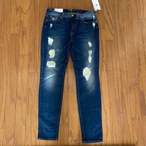 New with tags super skinny distressed denim